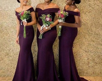 Bridesmaids dress,women clothing,African dress,floor length gown,sleeveless outfit,mermaid gown,reception outfit,prom dress,evening gown