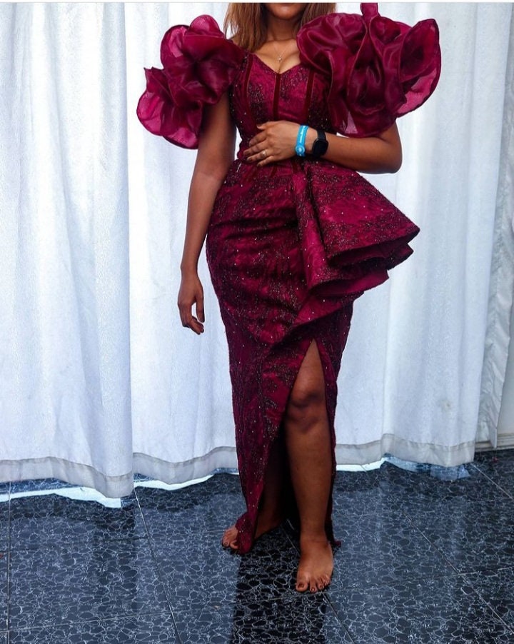 African lace fabric styles designs online