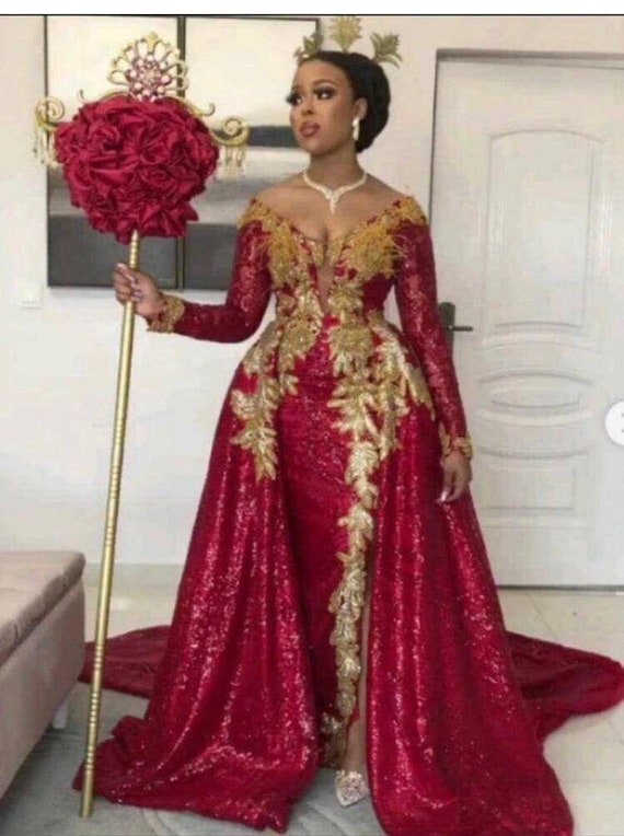 Wedding reception dresses top for nigerian brides