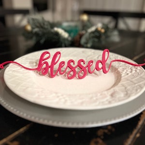 Set of 4 Custom 3D Printed names / words