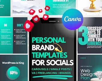 Canva Instagram Templates for Content Creators – UGC, Storytelling & Social Media Monetization Kit for Influencers and Small Brands