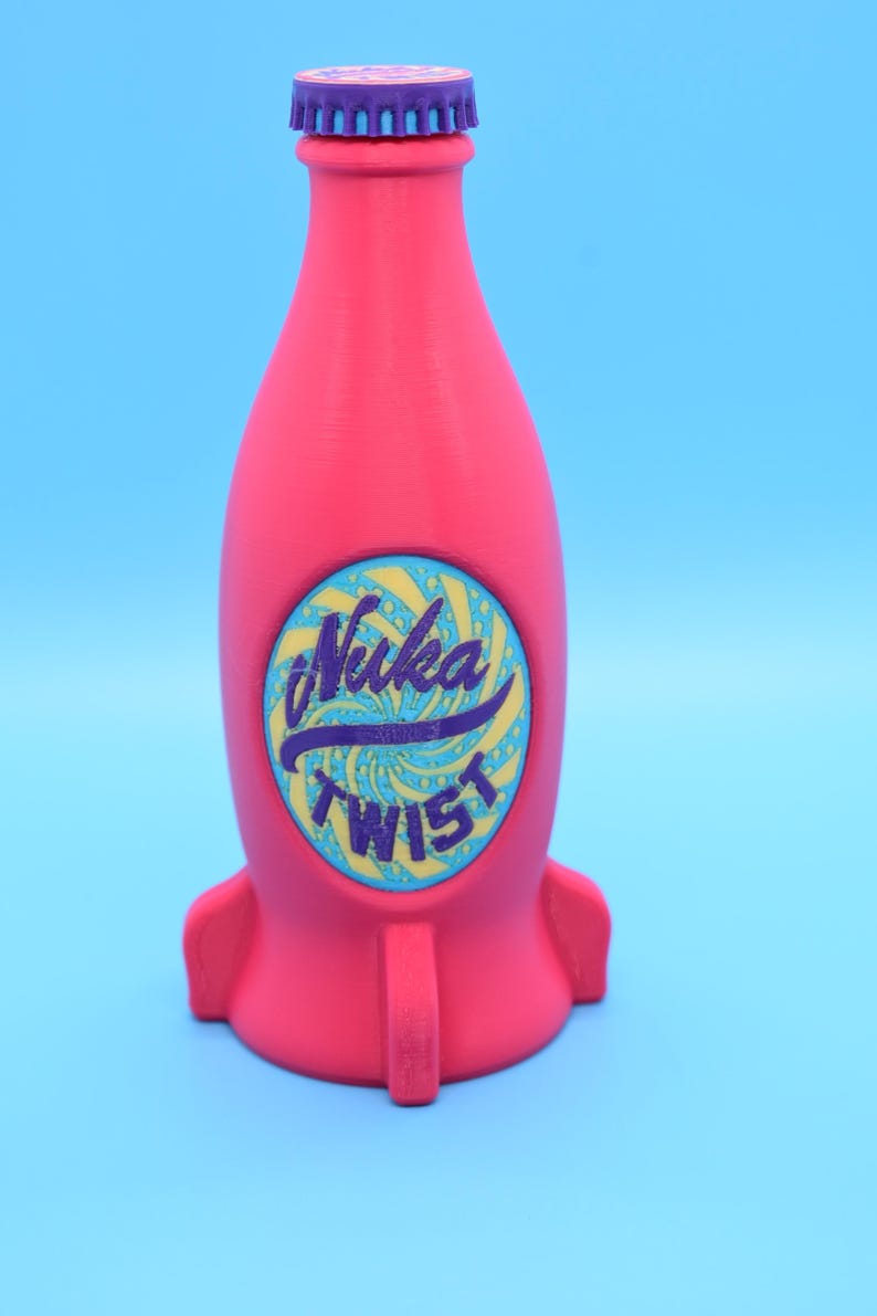 Nuka Bottles 6x Colas and Crate - Unofficial Prop (3D - printed) Nuka Twist