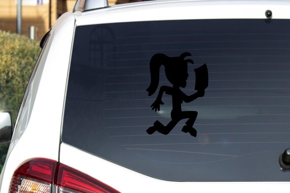 Juggalette Hatchet-man CNC Cut Decal Vinyl Sticker -pic From Multi