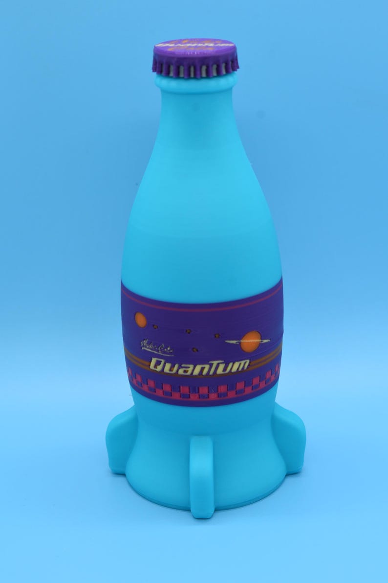 Nuka Bottles 6x Colas and Crate - Unofficial Prop (3D - printed) Quantum Cola