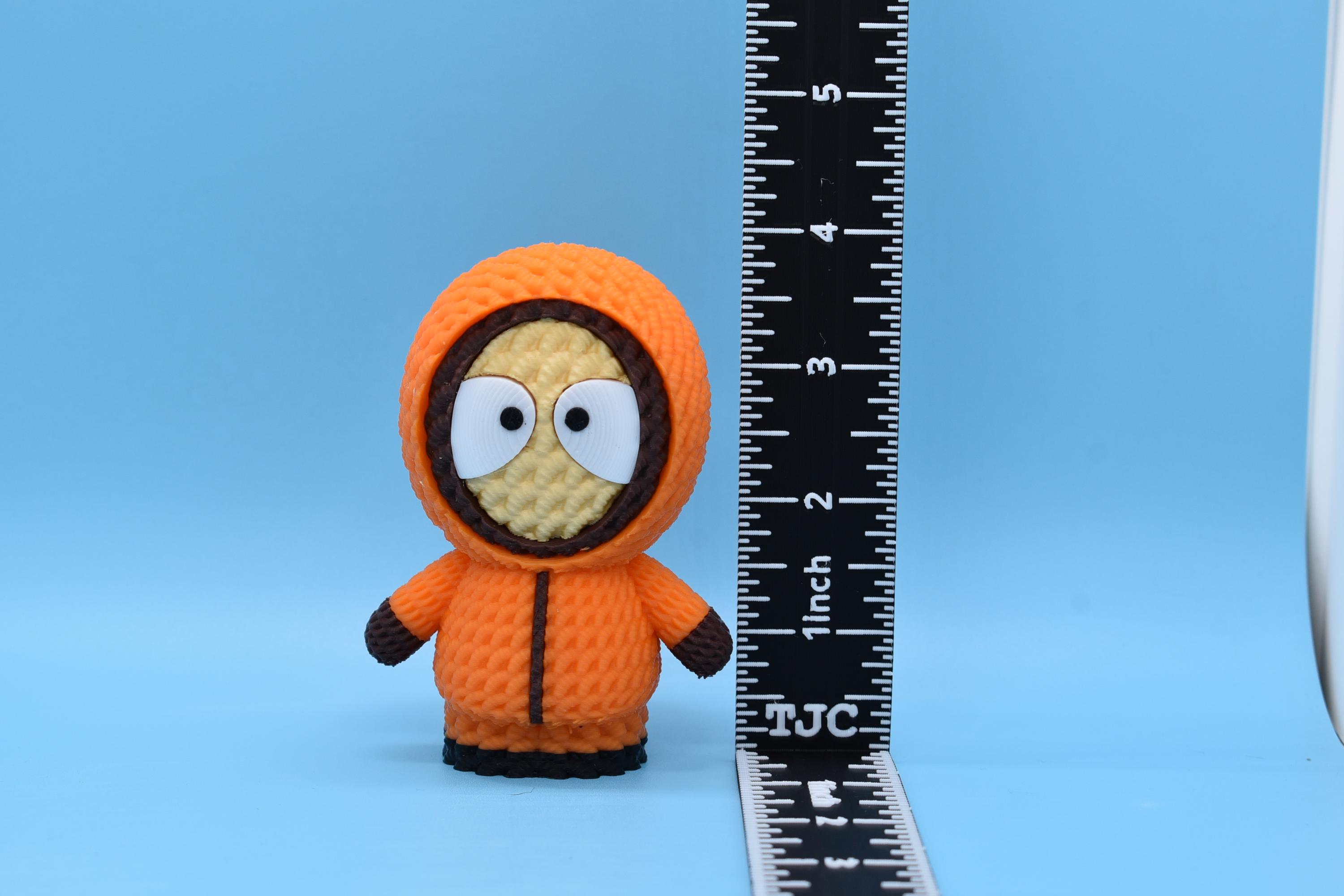 Kenny - Crochet South Park KENNY (3D Printed) - Etsy