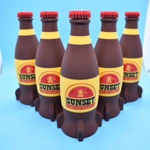 Nuka- Sunset Cola Bottle Unofficial Prop (3D - printed ~ hollow inside!)