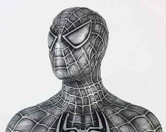 Spiderman Sculpture, Spiderman 15 cm 3D Figure