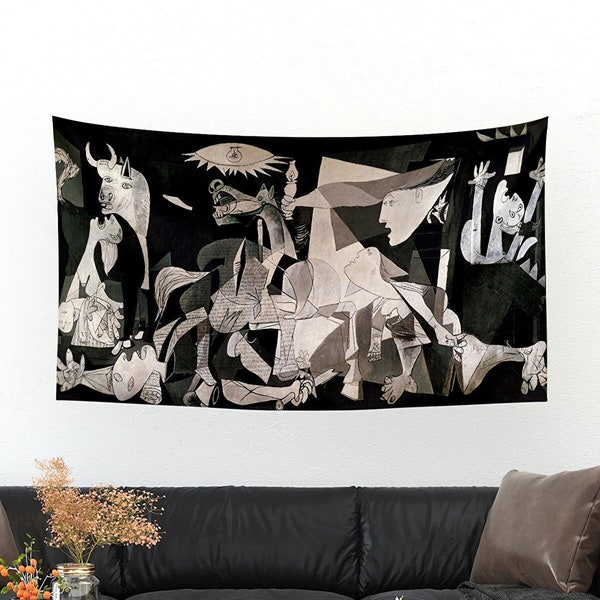 Pablo Picasso Guernica Tapisserie, Tapisserie d'art, Art mural Picasso, Pablo Picasso Home Decor Gift