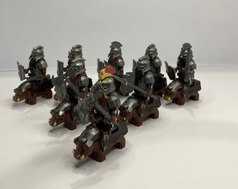 Lord Of The Rings Dwarf Mini Figures 8 PCS, Middle Earth Dwarves Building Blocks, War Hogs Sword Dwarf Figurine, Dwarf Miniatures