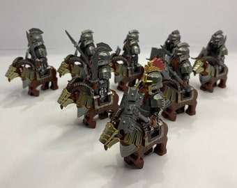 Lord Of The Rings Dwarf Mini Figures 8 PCS, Middle Earth Dwarves Building Blocks, Mountain Goat Sword Dwarf Figurine, Dwarf Miniatures
