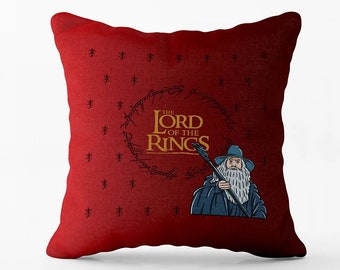Lord Of The Rings Decorative Throw Pillow Cover Red