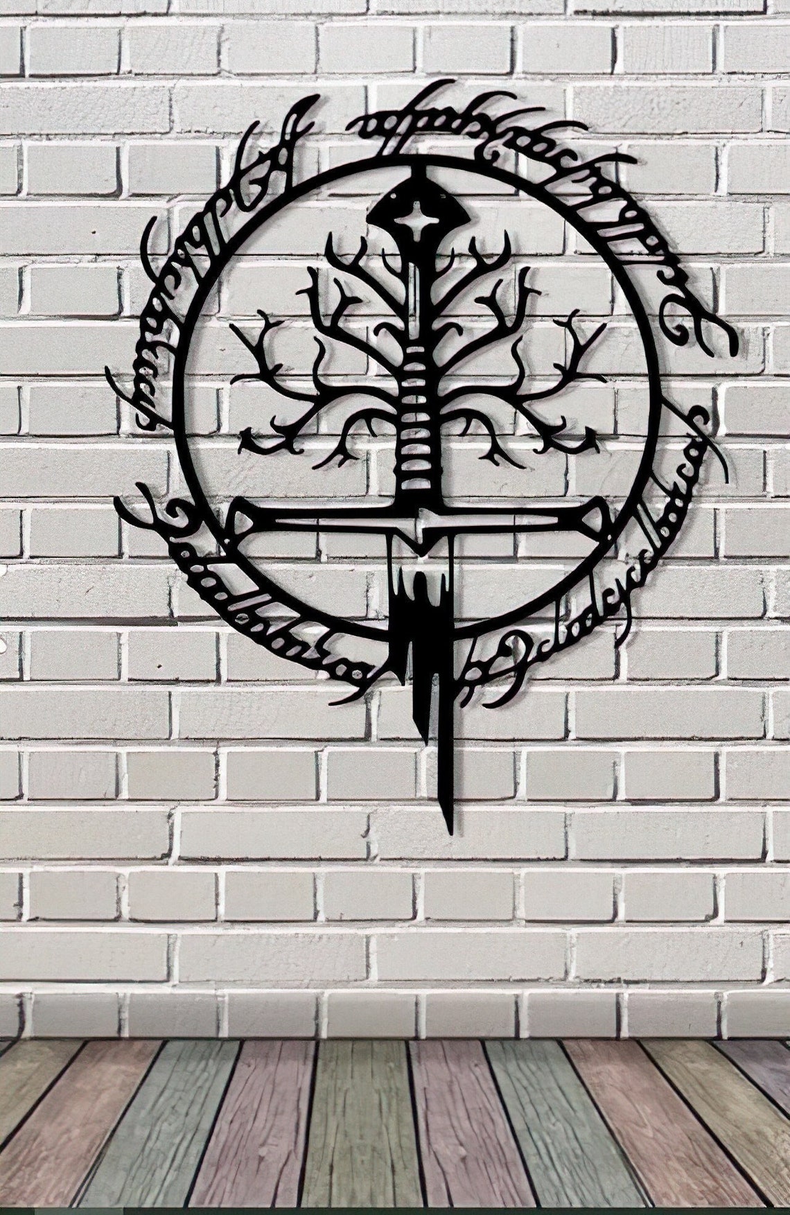 Lord of the Rings Metal Wall Art the Lord of the Rings Decor Etsy