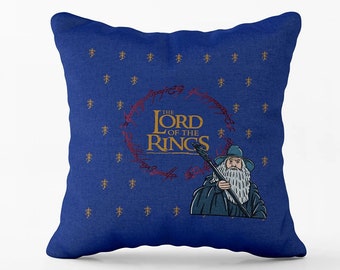 Lord Of The Rings Decorative Throw Pillow Cover Blue