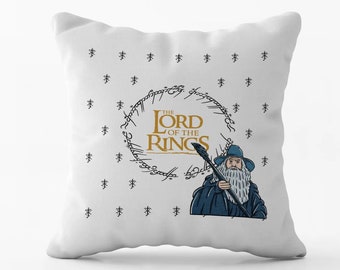 Lord Of The Rings Decorative Throw Pillow Cover White