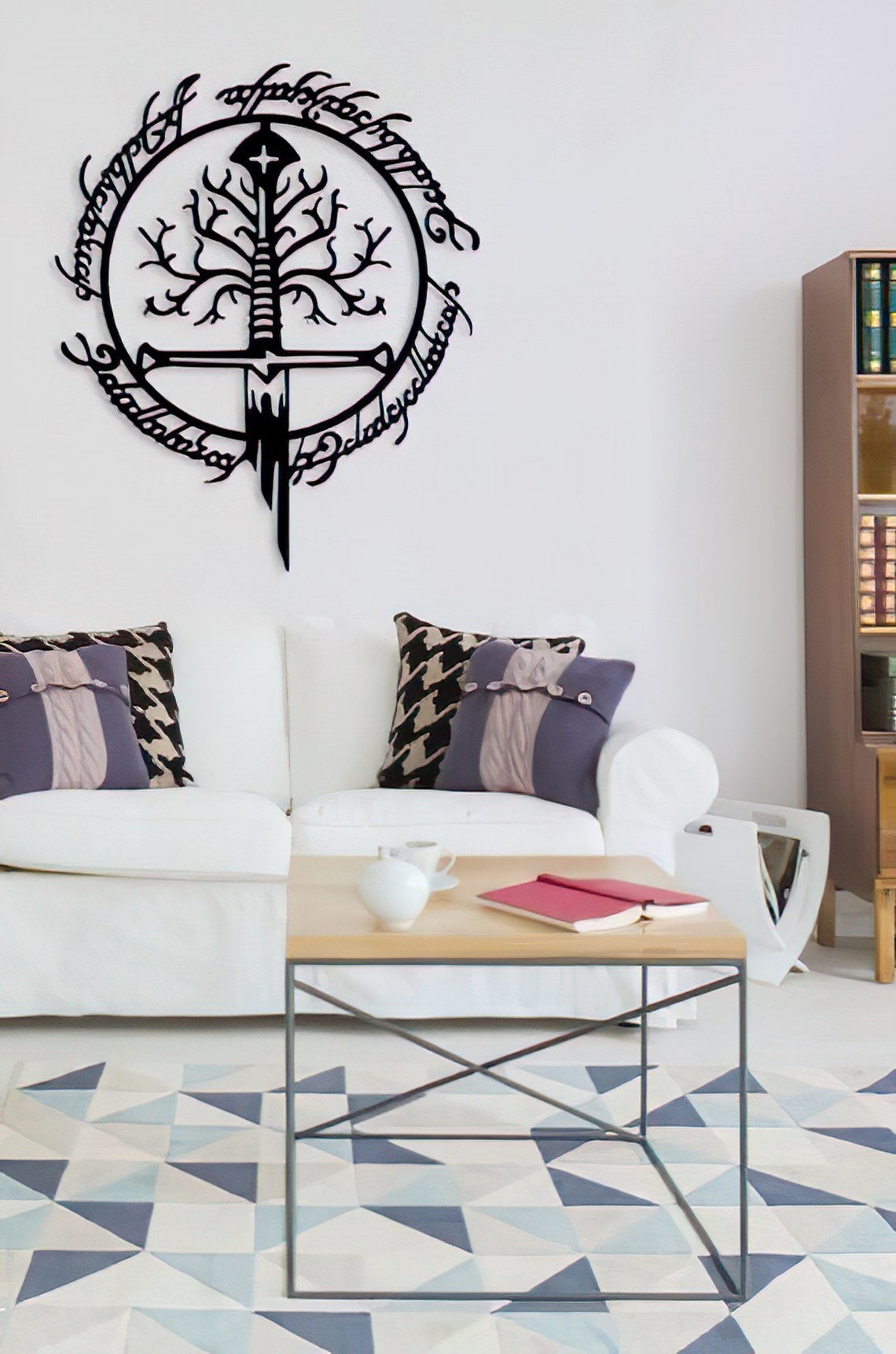 Lord of the Rings Metal Wall Art the Lord of the Rings Decor Etsy