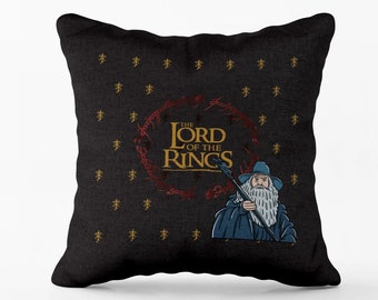Lord Of The Rings Decorative Throw Pillow Cover Gray