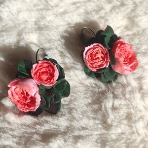 Earrings &quot;Peony&#39;s&quot;