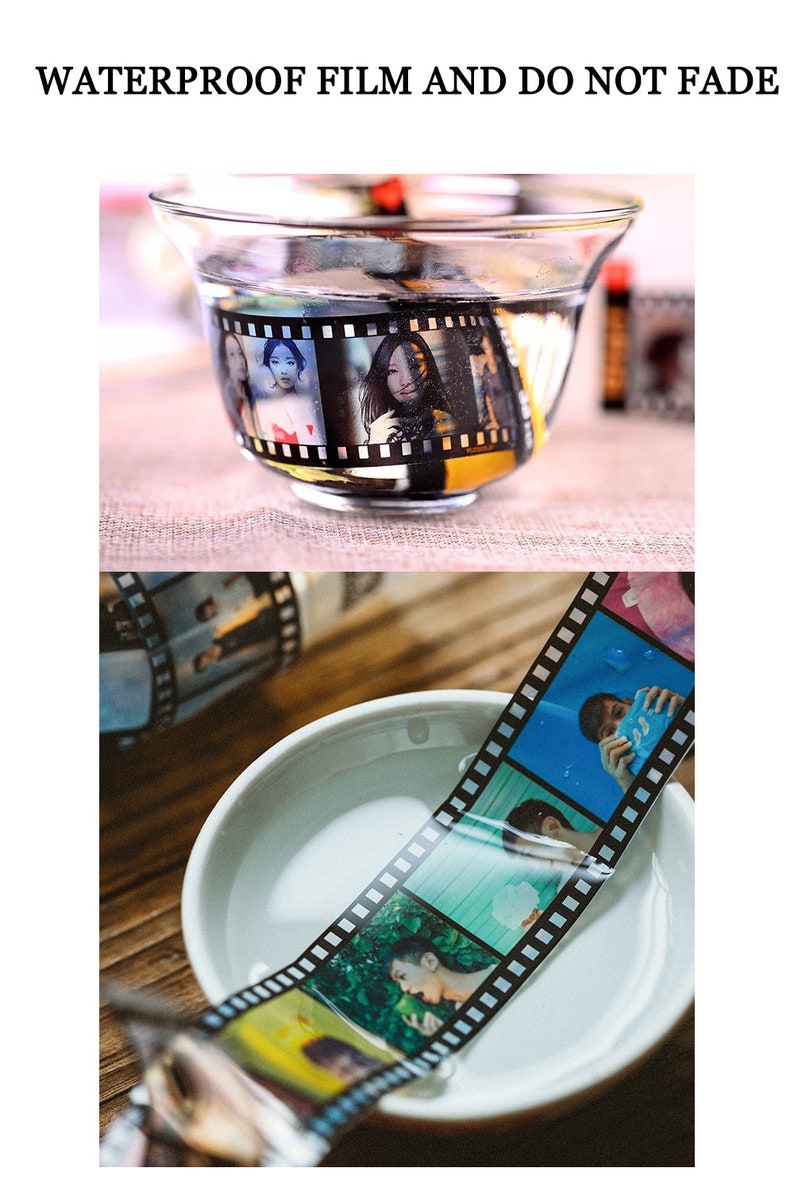 Personalized Photo Film Roll Keychains Custom Picture Etsy