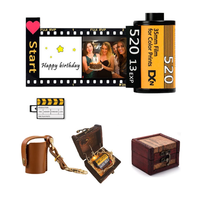 Personalized Photo Film Roll Keychains Custom Picture Etsy UK