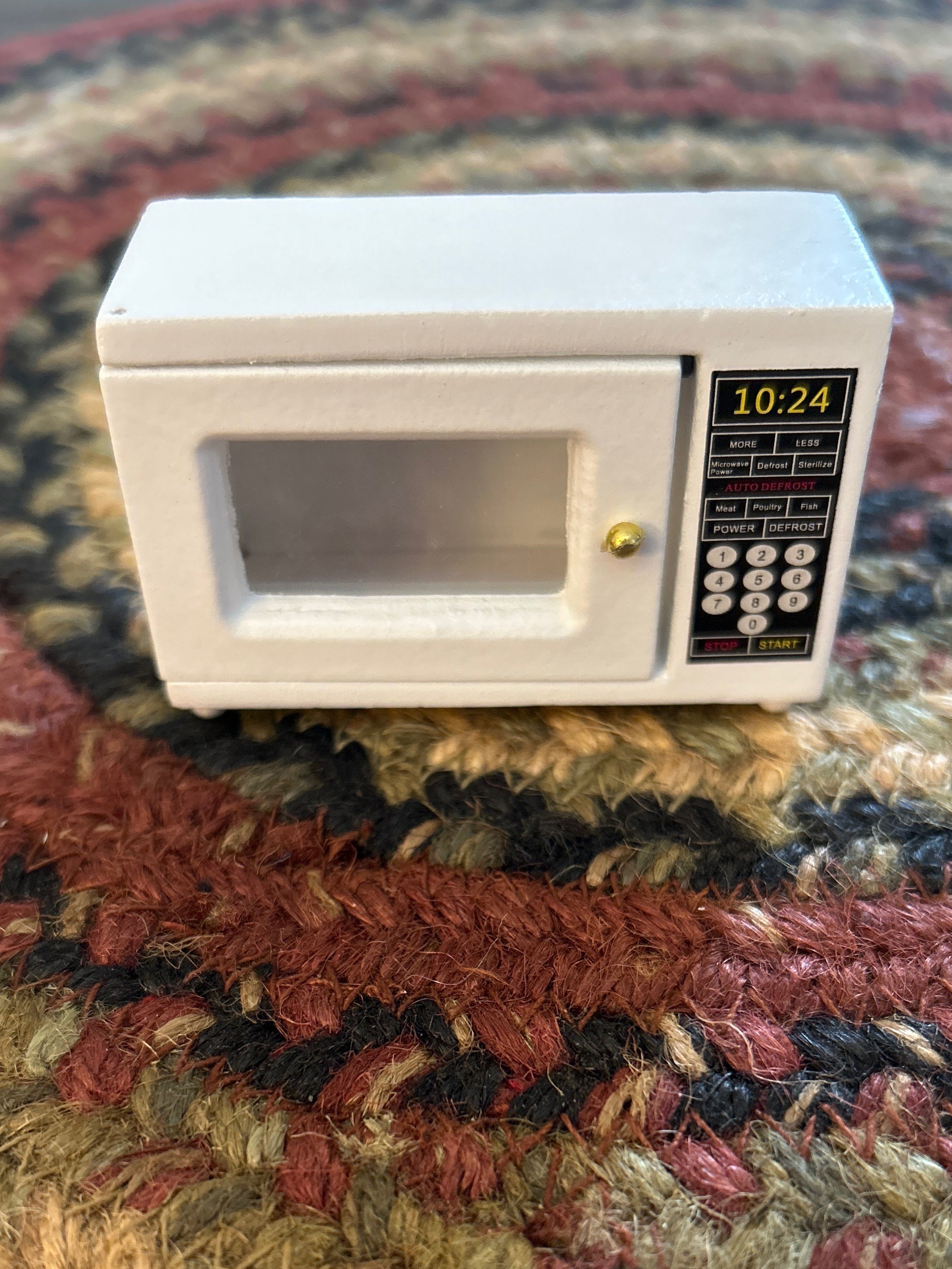 1:12 Dollhouse Mini Simulation Microwave Oven Small - Temu