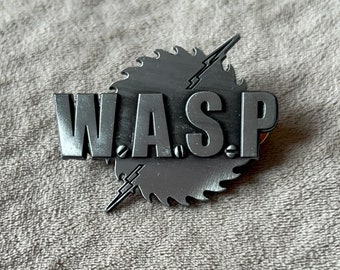 Wasp Band Silver Metal Pin Brooch Lapel Pin  NEW