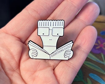 Descendents Milo Alles Suckt Metall Emaille Pin Brosche NEU Bezaubernd!