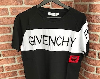 Kleding Herenkleding Overhemden & T-shirts T-shirts Givenchy Heren Crew T-Shirt Zwart Katoen 4G Streep met korte Mouw 