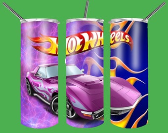 Car Sublimation Digital Design for 20 Oz Skinny Tumbler