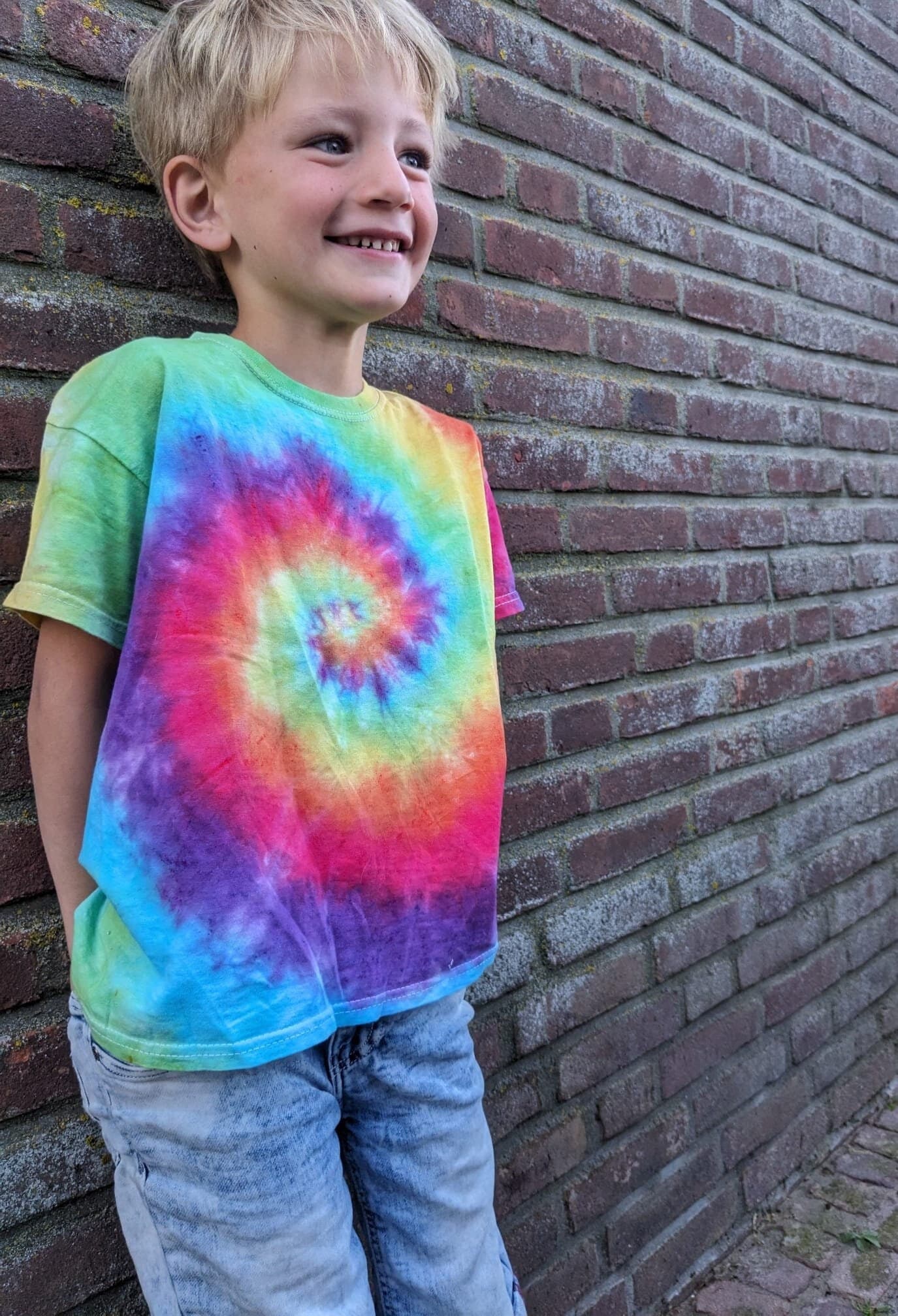 Camisa tie dye de ni a Etsy Espa a