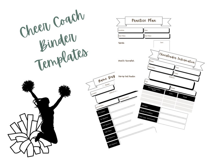 Cheer Coach Binder Etsy - Il 794xN.4149898951 6srd