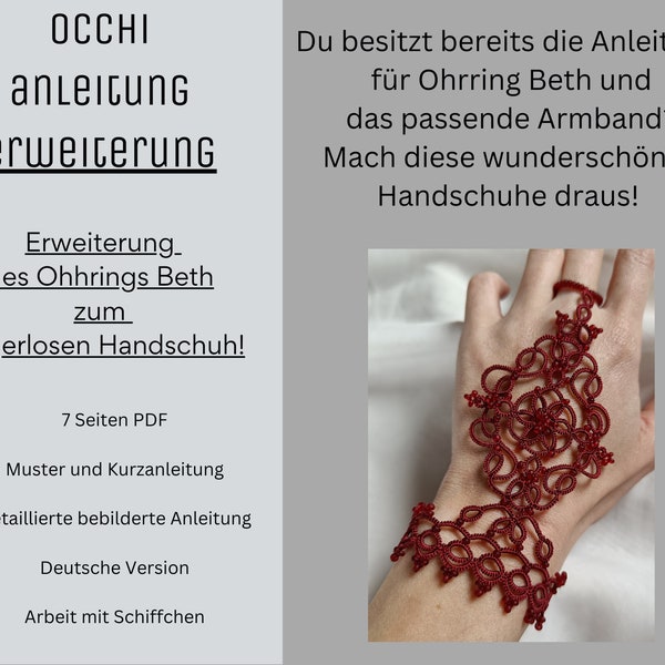 Occhi Anleitung Ebook Erweiterung fingerloser Handschuh