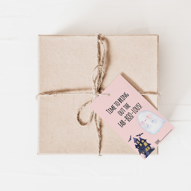 Editable Halloween Tags Printable Halloween Goody Bag Tag Treat Bag ...