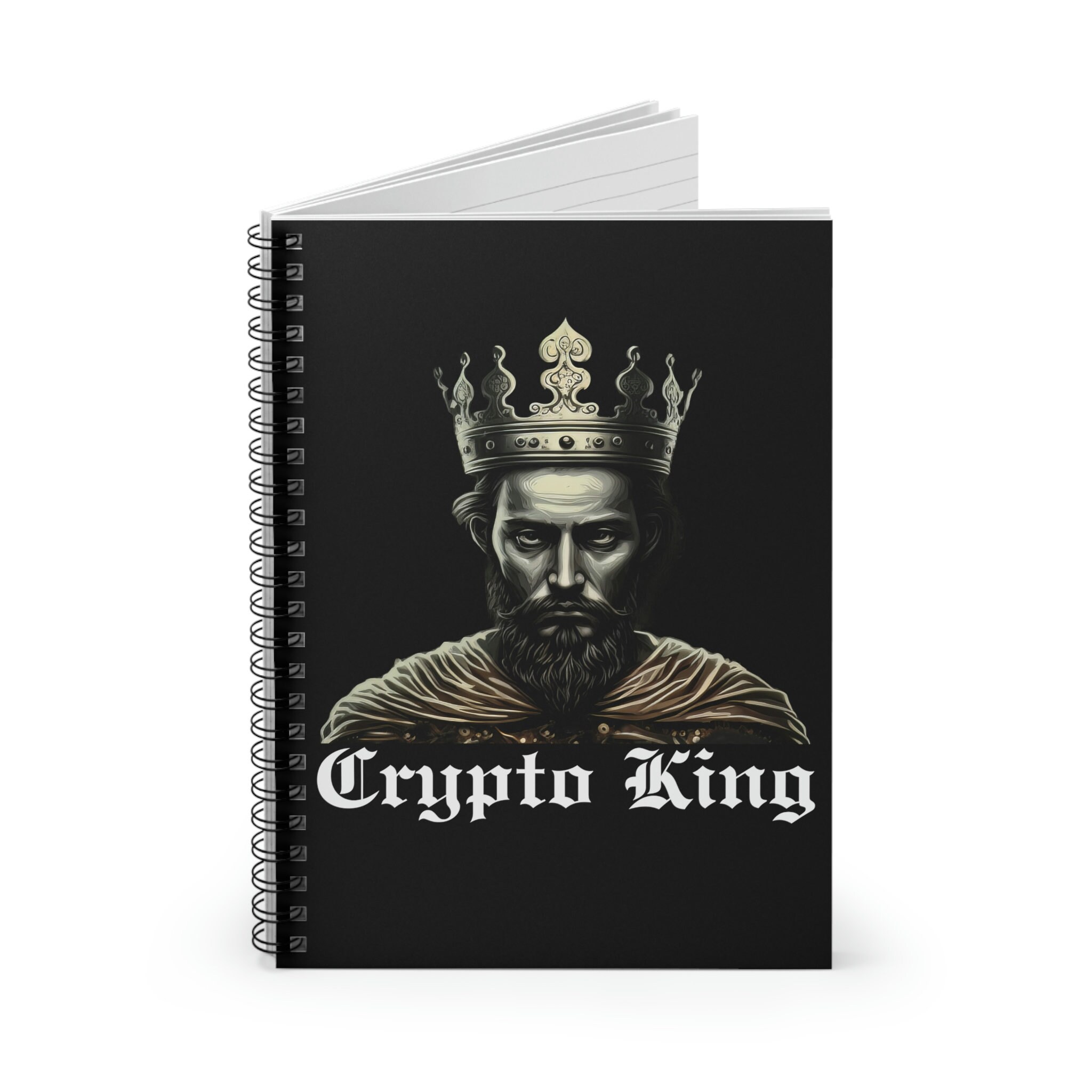 Crypto King Spiral Notebook - Ruled Line - Etsy
