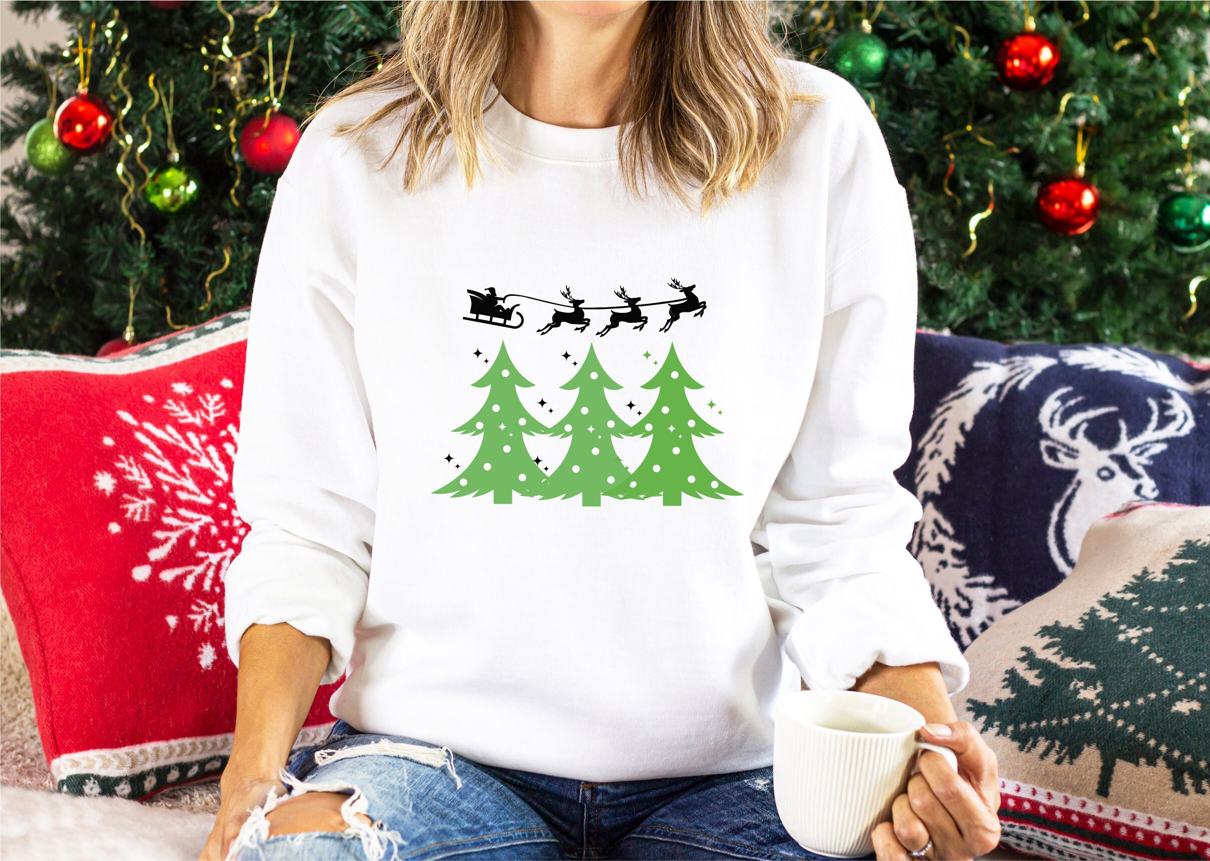 Discover Christmas Animals Sweatshirt