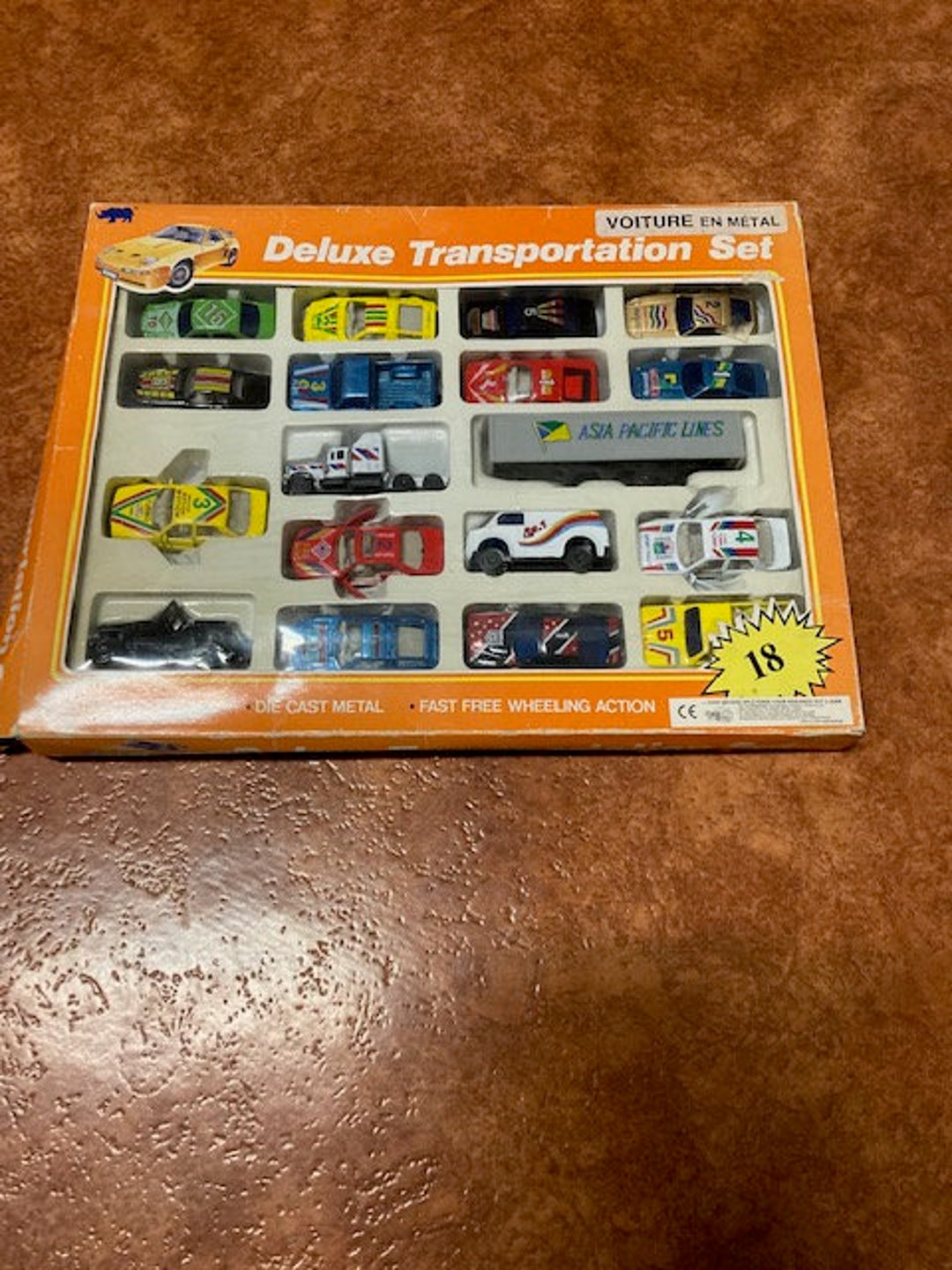 Die Cast Metal Deluxe Transportation Set Toy Cars Etsy