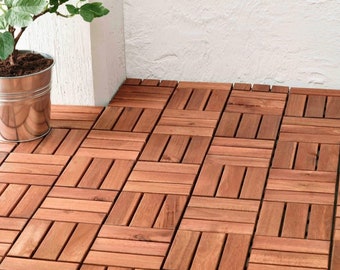 Interlocking tiles in Wood