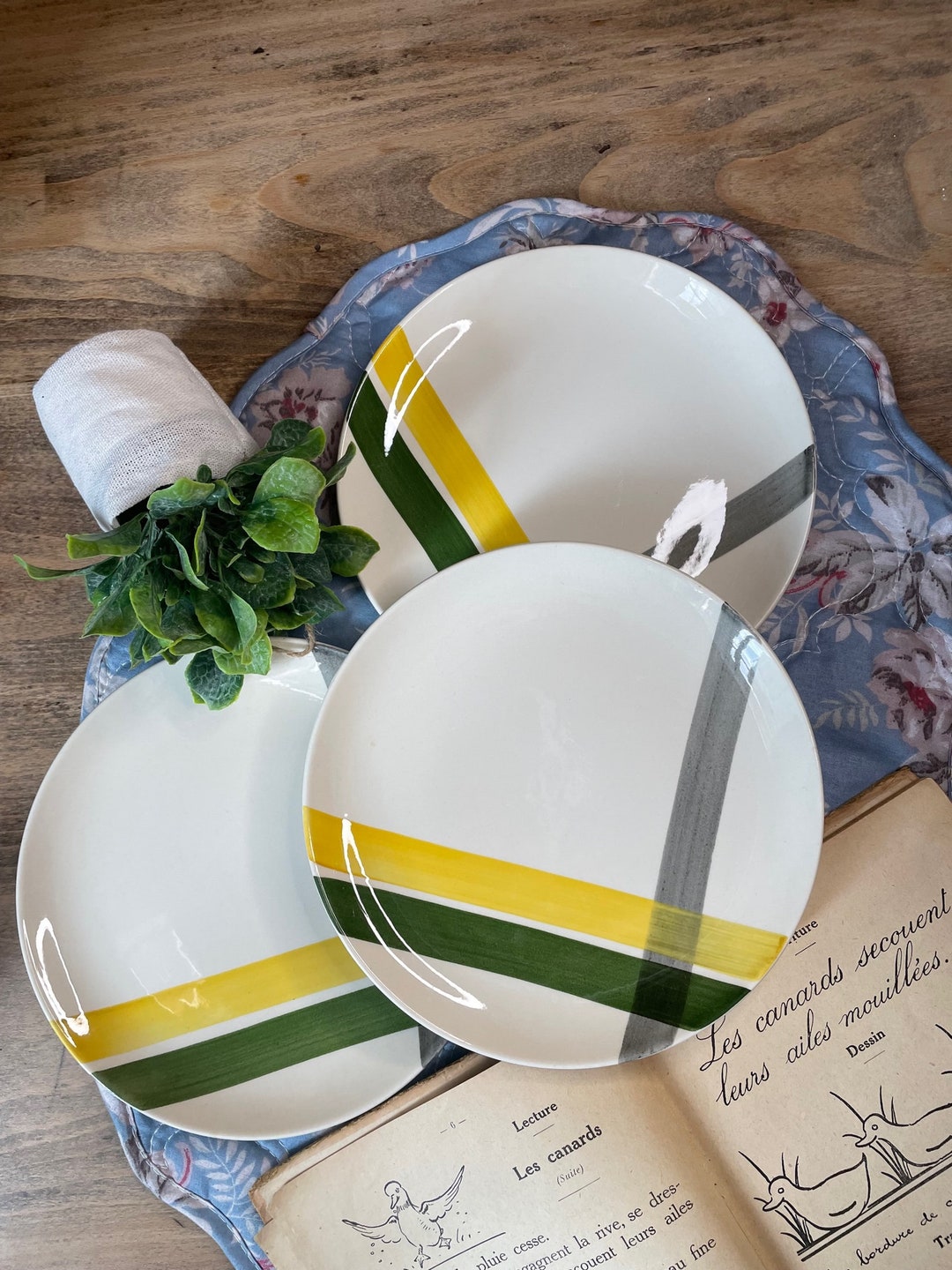 Vintage Villeroy & Boch Plates Etsy