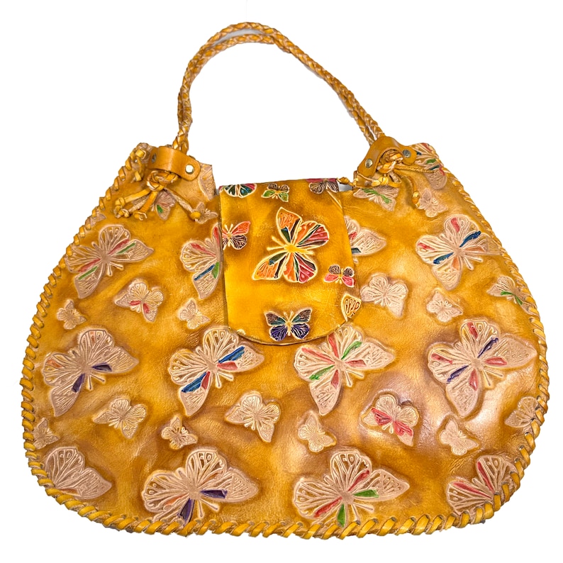 Yellow Large Handmade Bag.