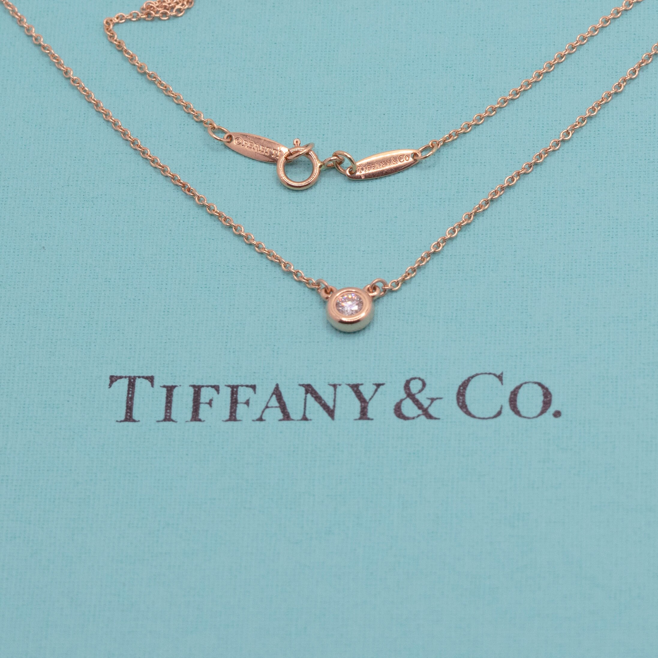 Tiffany & Co. 18K Yellow Gold and Rose Gold 0.08ct - 0.14ct