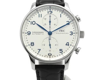 IWC Portuguese Chronograph IW371417 with papers circa 2010