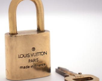 Louis Vuitton Lock & Key #302 LV Padlock Made in France Bag Replacement