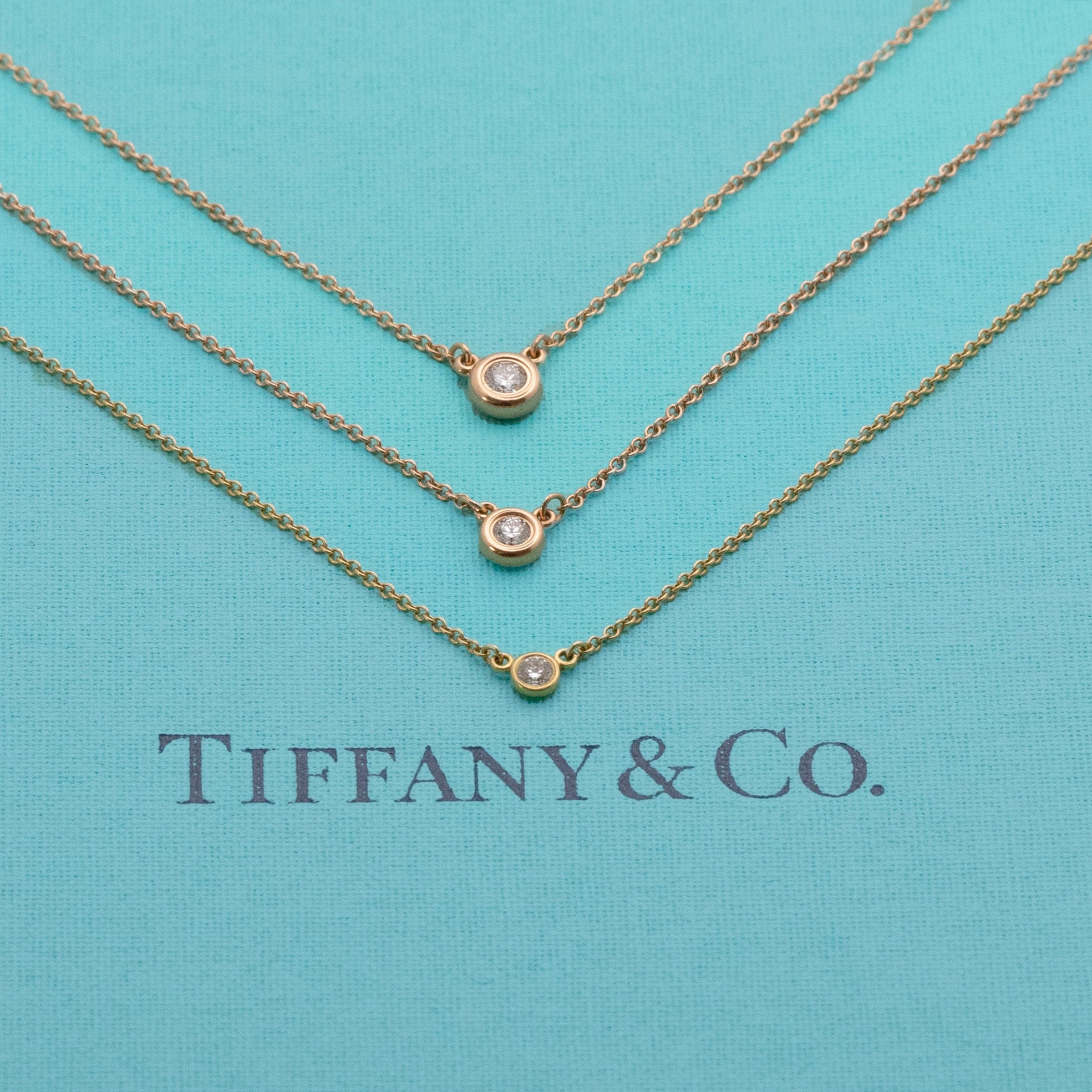 Tiffanys diamond by the yard necklace clearance