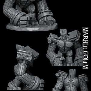 Golem de pierre miniature : 28/32/38 mm Fantasy RPG Mini pour D&D, TTRPG - France