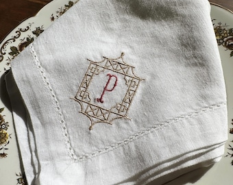 Servilletas de lino estilo chinoiserie