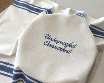 Toalla de masa madre personalizada, fermentación en bloque, funda para banneton, regalos de masa madre, toalla de pan bordada a medida