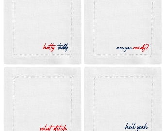 Custom College Cocktail Napkins