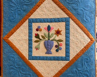 Heirloom quilted wallhanging