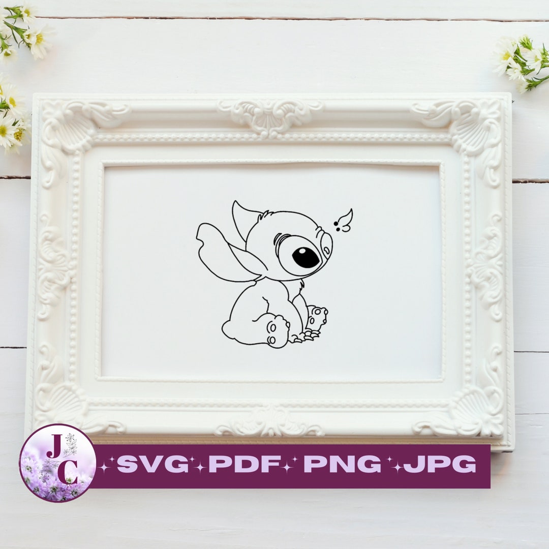 Stitch and Butterfly Etsy