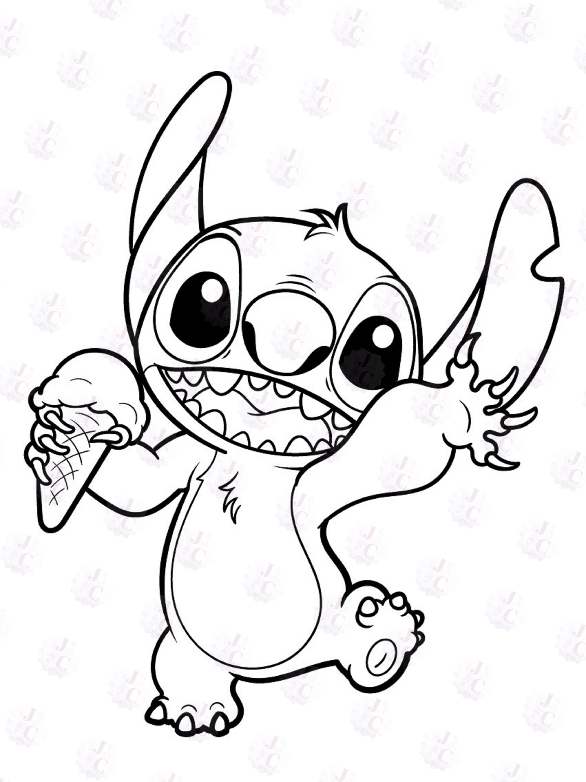 Stitch with ice cream lilo stitch ice cream stitch svg jpeg png