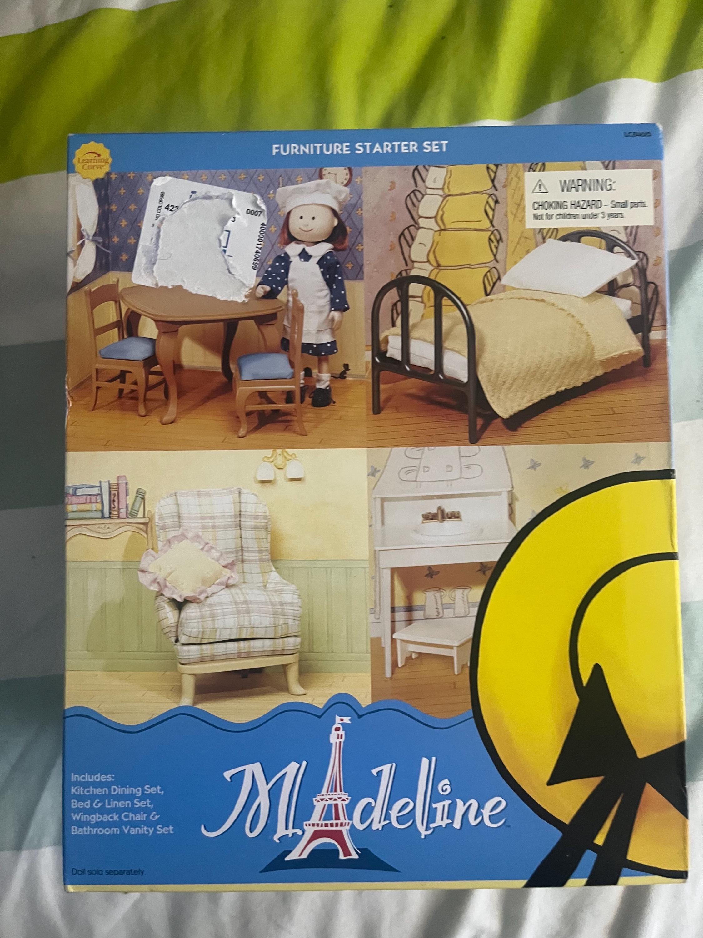 Madeline 8” doll  Old House in Paris Furniture Starter set Learning Curve